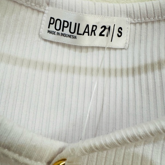 White Ribbed Bodycon Dress - Picture 2 of 2